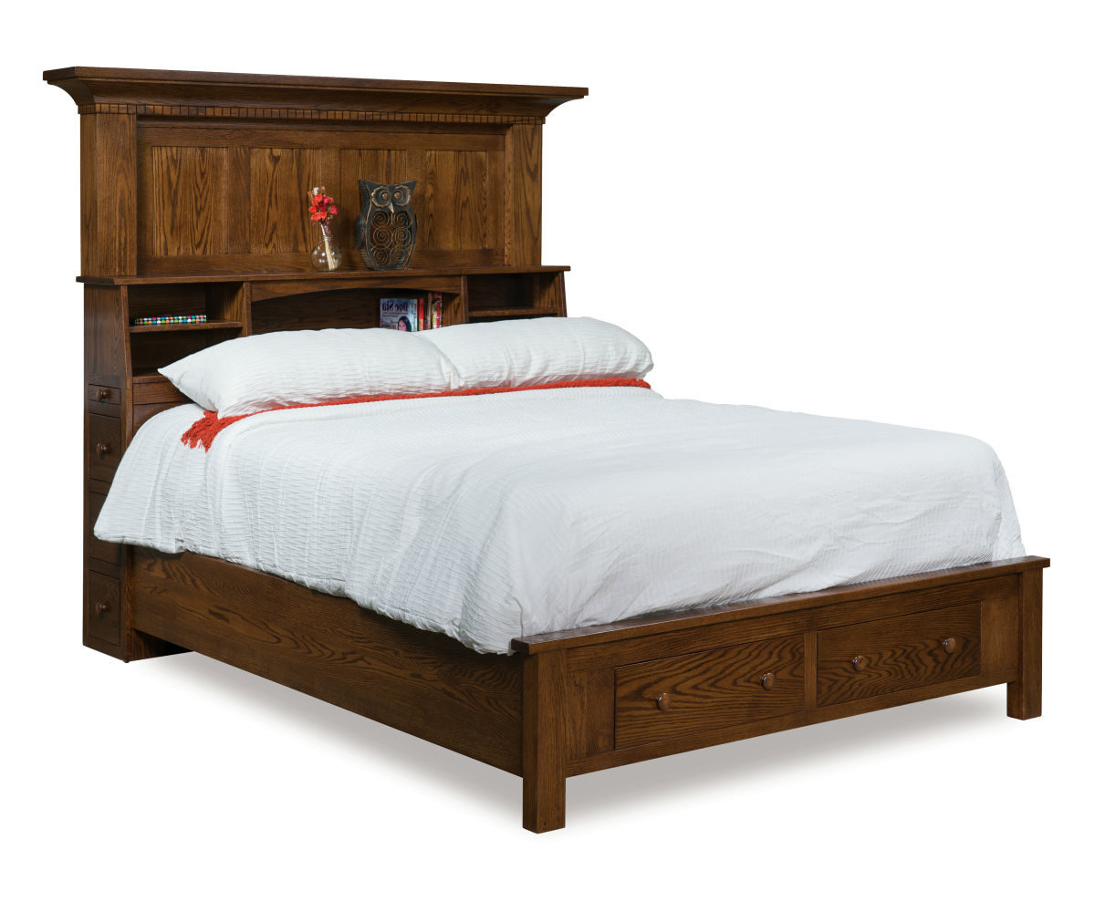 Empire Bookcase Headboard Greene Prairie Woodworks
