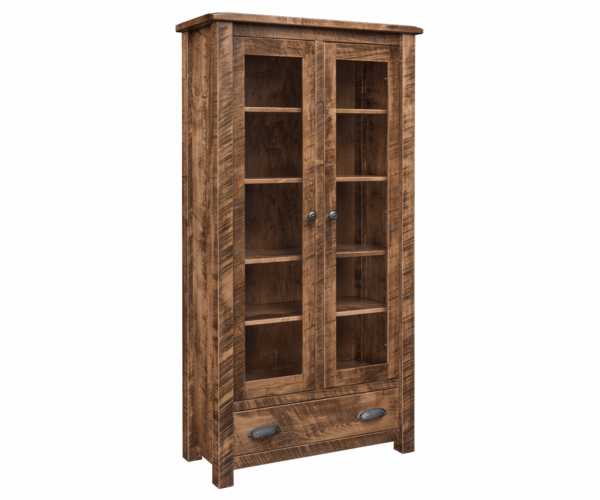 El Paso Bookcase with Glass Doors