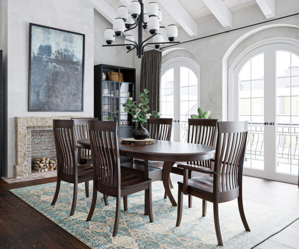 Imperial Double Pedestal Table Collection