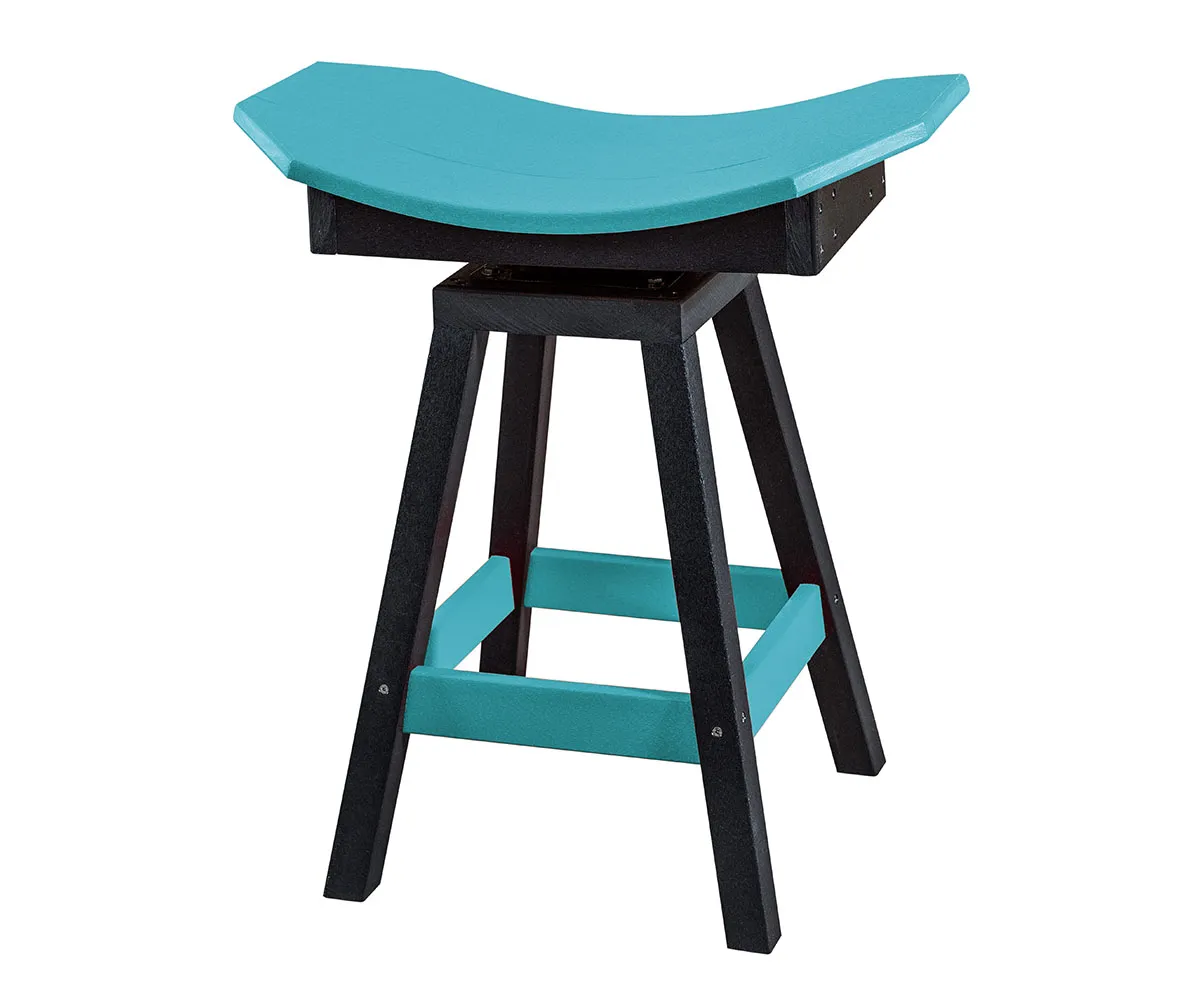 Saddle Swivel Bar Stool