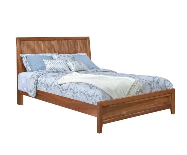 Adair Bed with Tambour Grooves